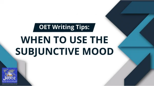 OET Writing Tips: When to Use the Subjunctive Mood