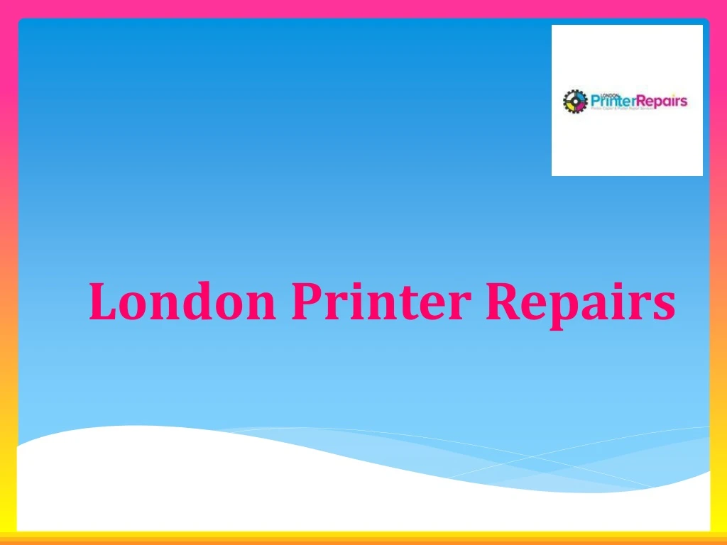 london printer repairs