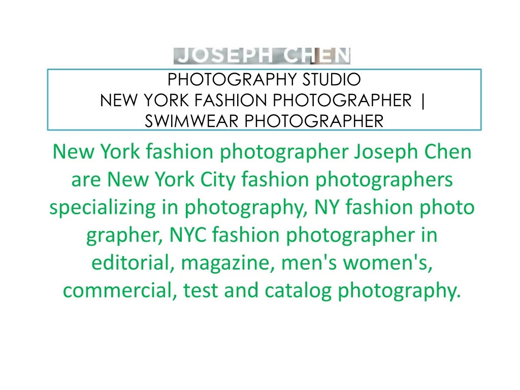 photography studio new york fashion photographer