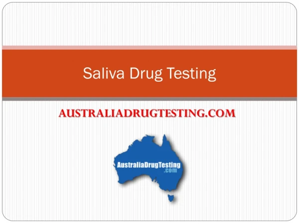 Saliva Drug Testing