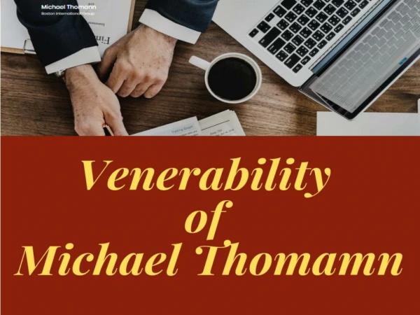 Meet the talented person Michael Thomann in your city
