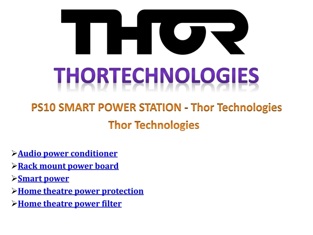 thortechnologies ps10 smart power station thor technologies thor technologies