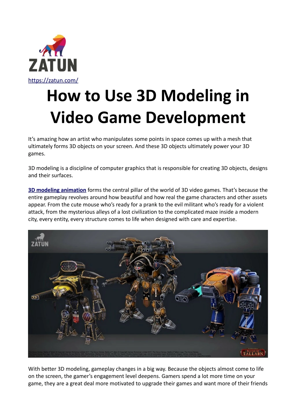 https zatun com how to use 3d modeling in video