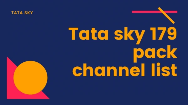 Tata sky 179 pack channel list | Tata sky Dth Monthly Dhamaal Mix Pack