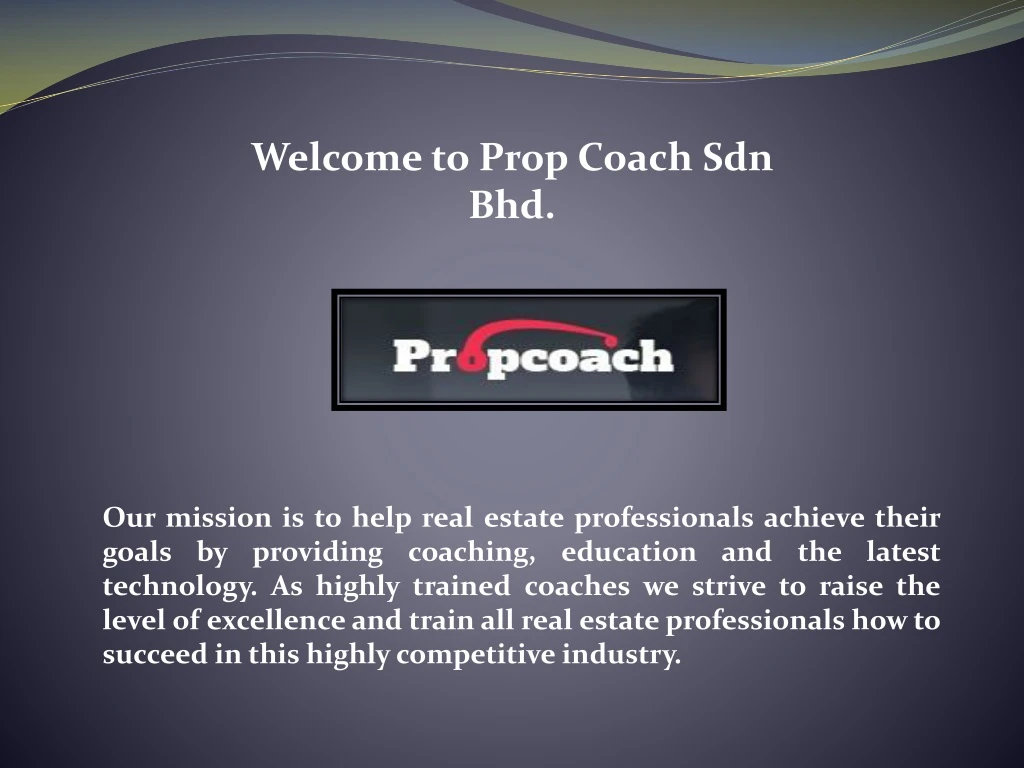 welcome to prop coach sdn bhd