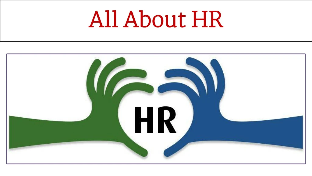 all about hr