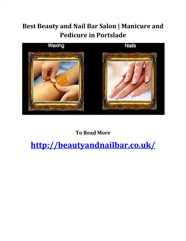 Best Beauty and Nail Bar Salon | Manicure and Pedicure in Portslade