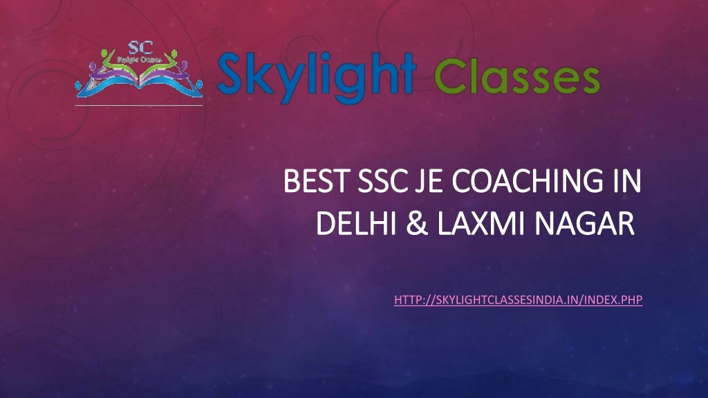 best ssc je coaching in delhi laxmi nagar