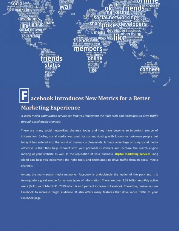 Facebook Introduces New Metrics for a Better Marketing Experience
