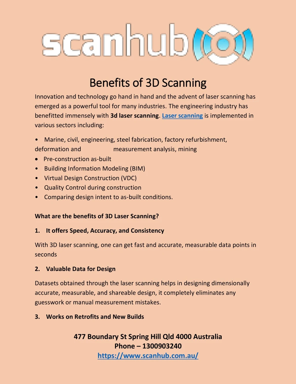 benefits of 3d scanning benefits of 3d scanning