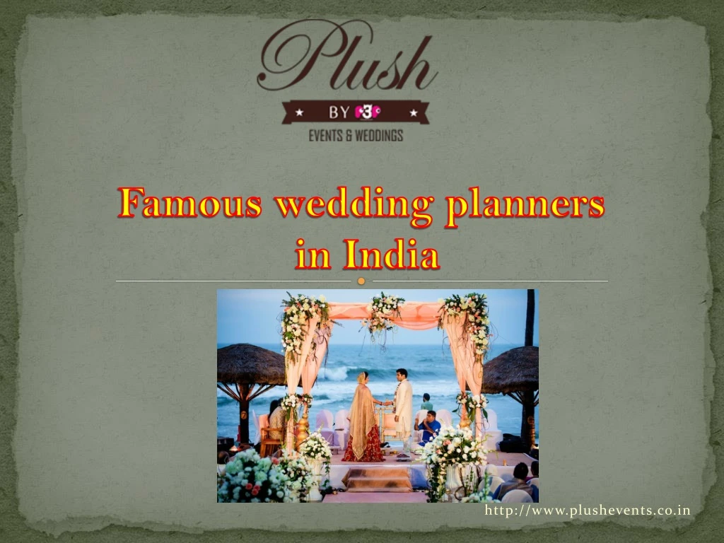 famous wedding planners in india