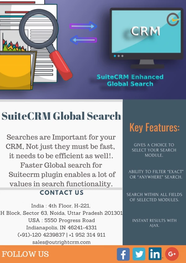 SuiteCRM Faster Search Global-SuiteCRM Global Search bug