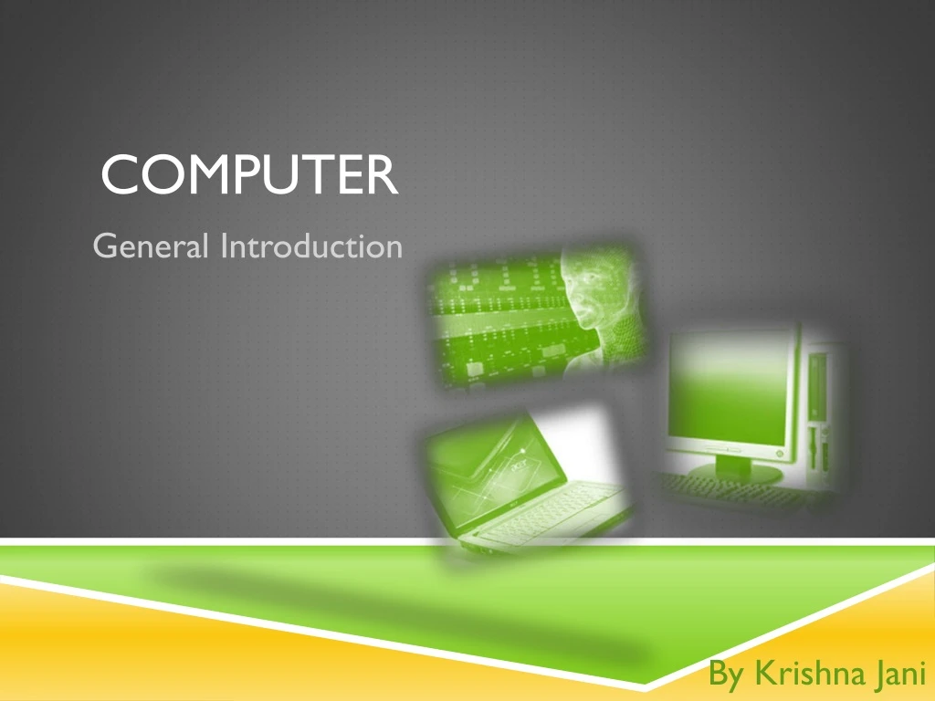 computer general introduction