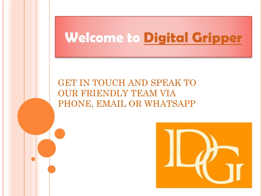 welcome to digital gripper