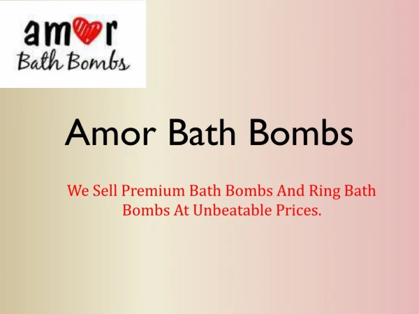 Wholesale Bath Bombs