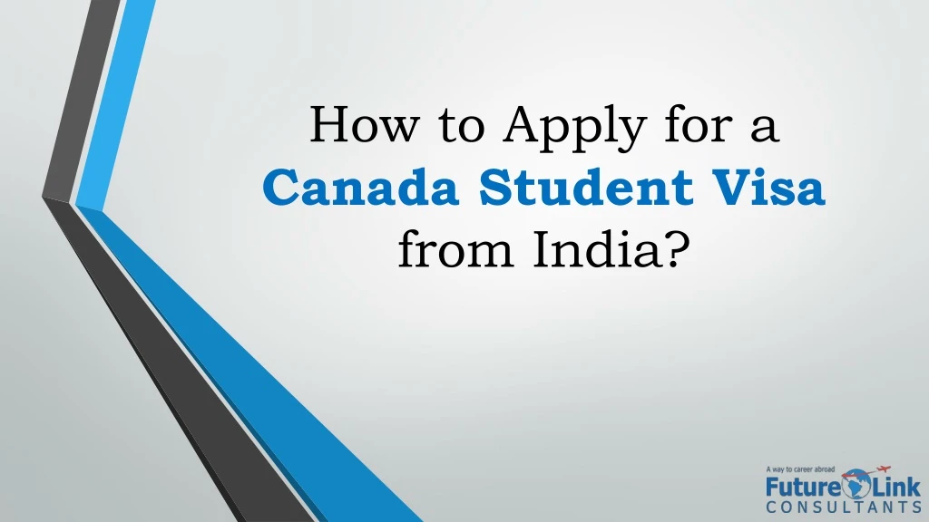 how to apply for a canada student visa from india