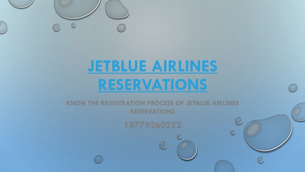 jetblue airlines reservations