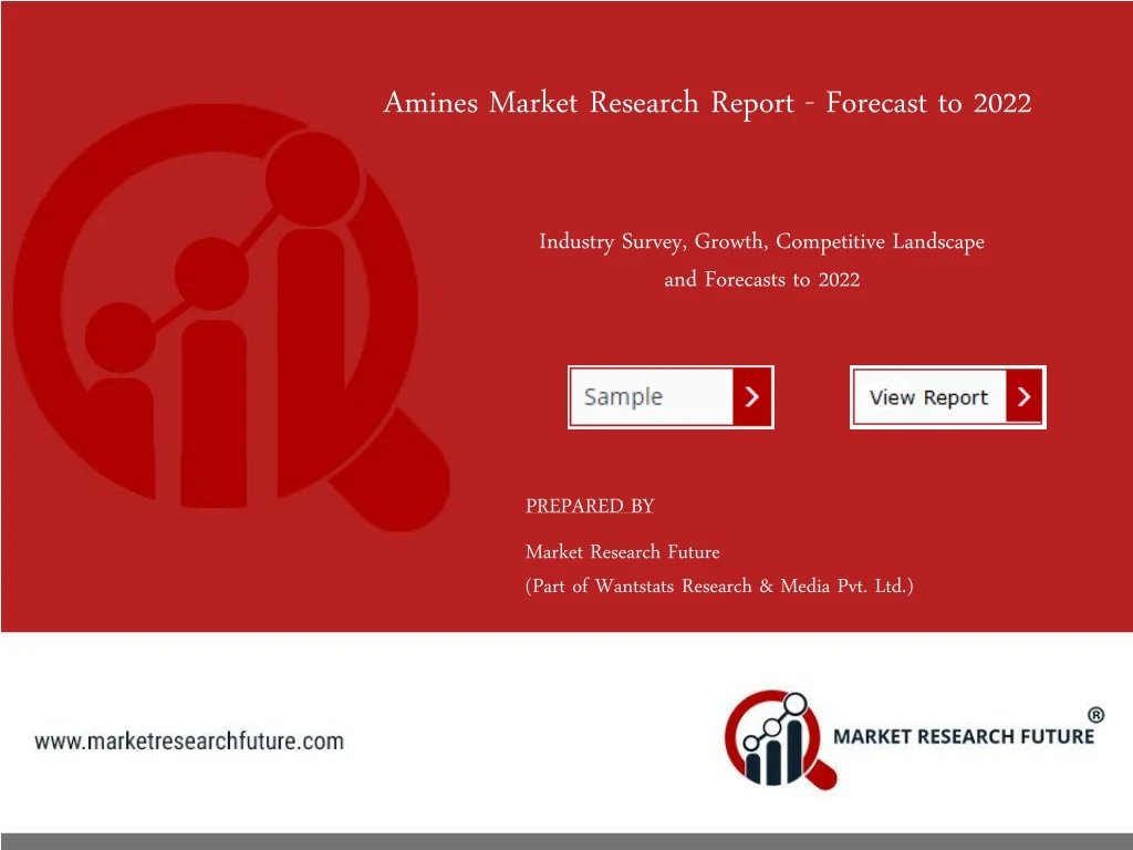 amines market research report forecast to 2022