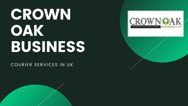 Get the Courier in Essex | Crown Oak Business