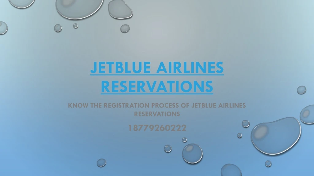 jetblue airlines reservations