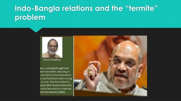 Indo Bangla relations