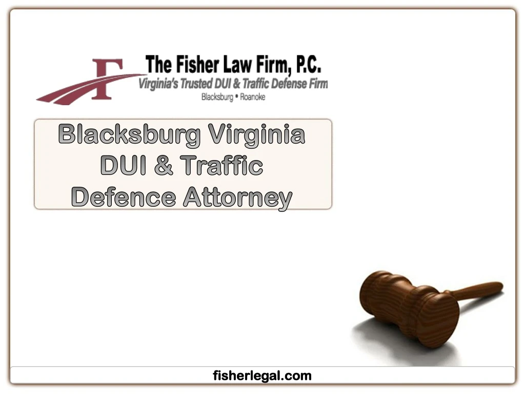 blacksburg virginia dui traffic defence attorney