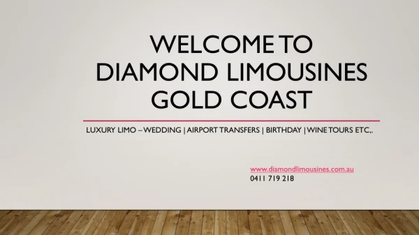 Gold Coast Limousines Services Australia Diamond Limousines