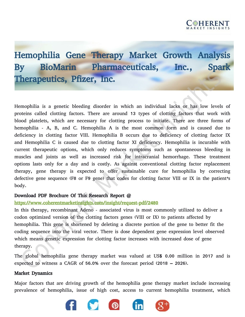 hemophilia gene therapy market growth analysis