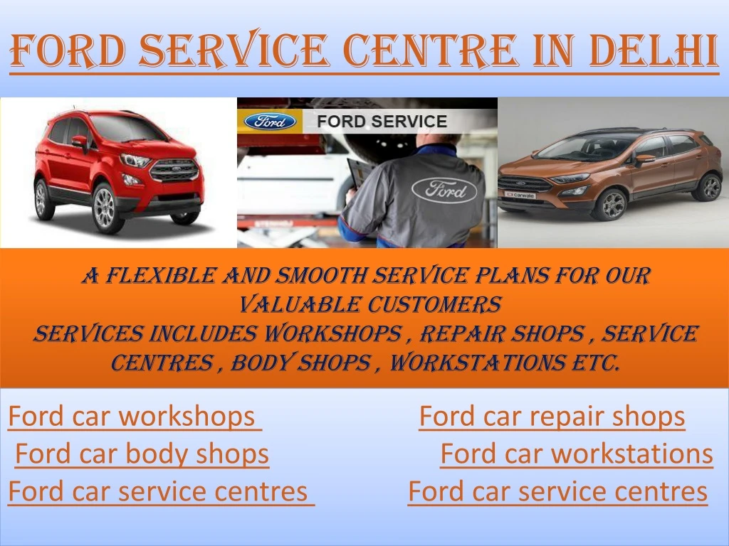 ford service centre in delhi