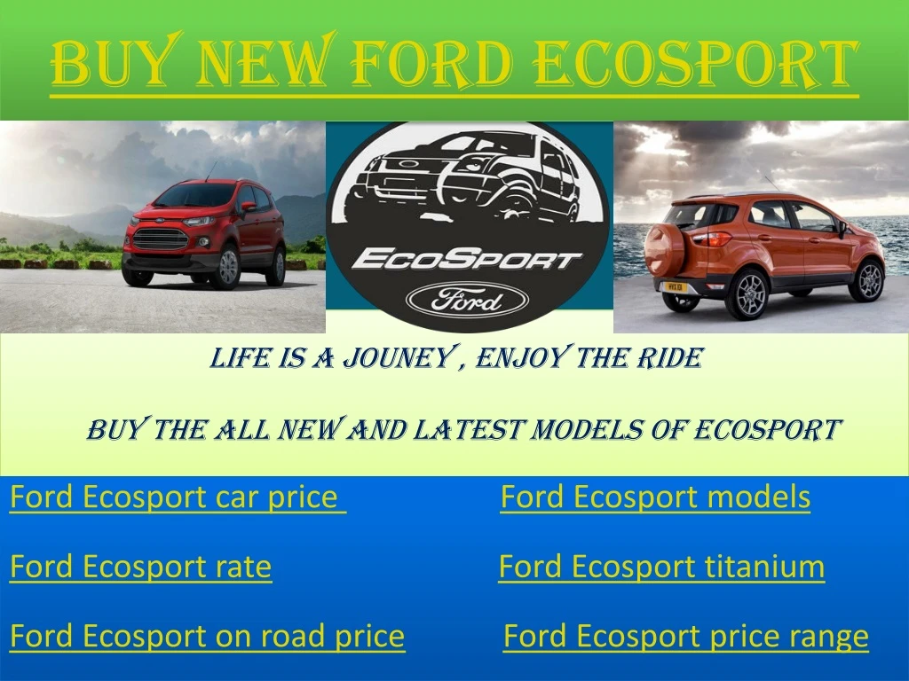 buy new ford ecosport