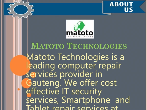 Find best Computer Repair Company in Gauteng