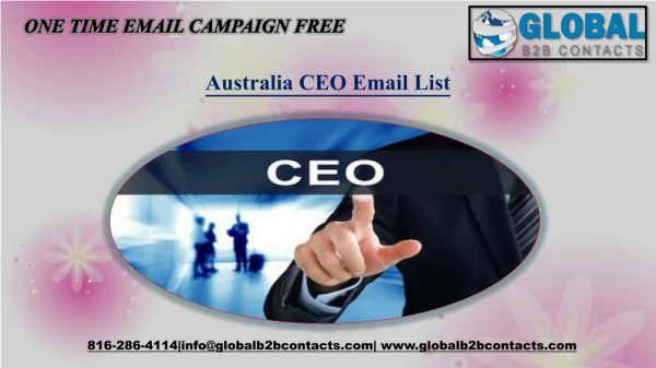 one time email campaign free