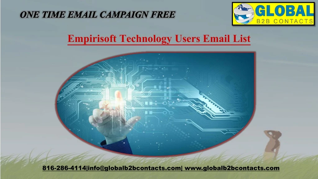 one time email campaign free