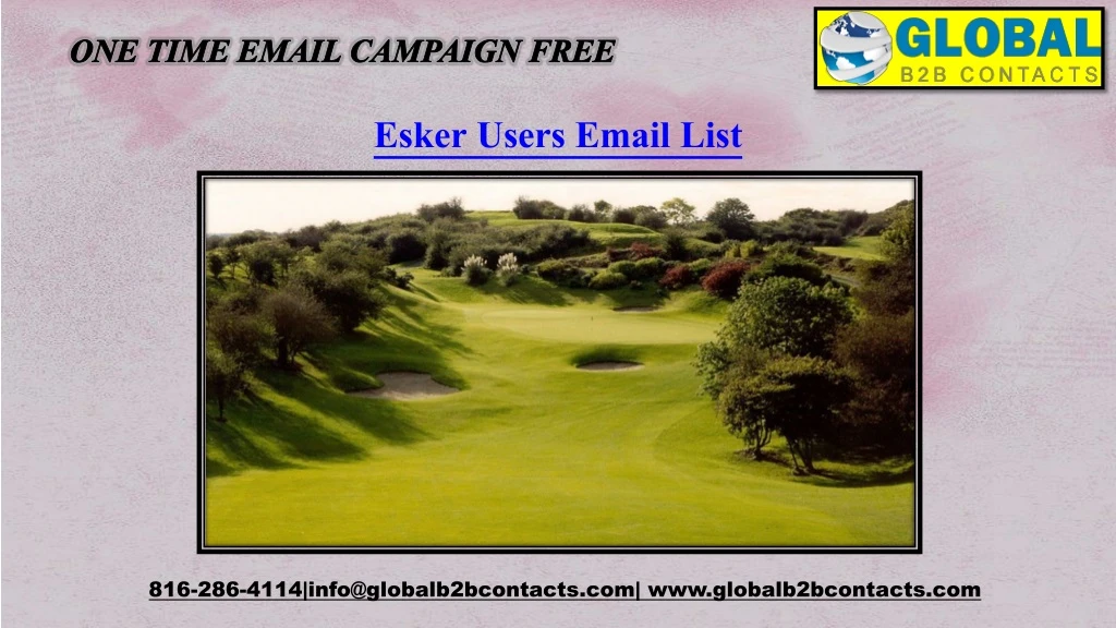 one time email campaign free