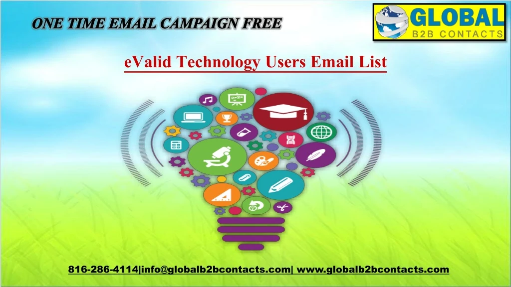 one time email campaign free