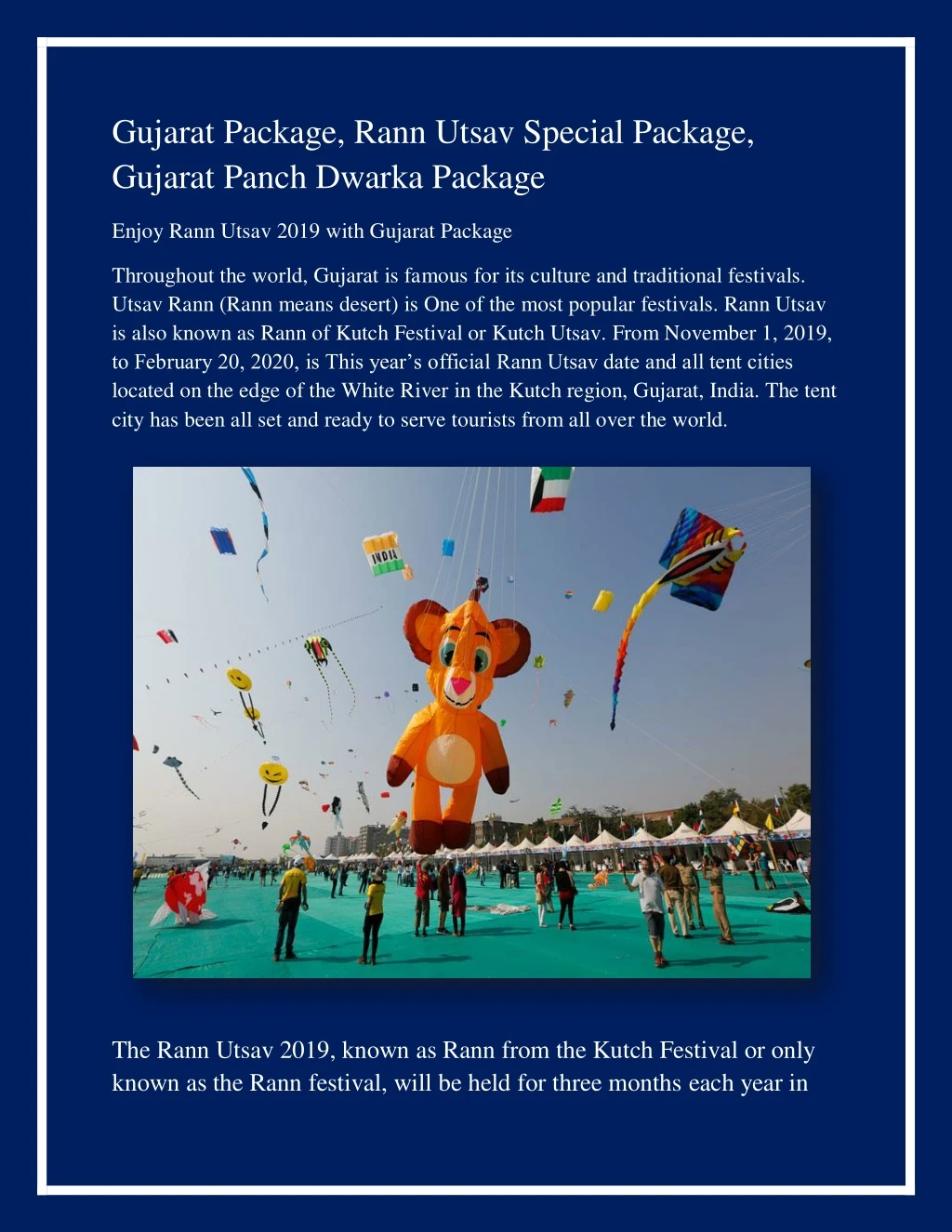 gujarat package rann utsav special package