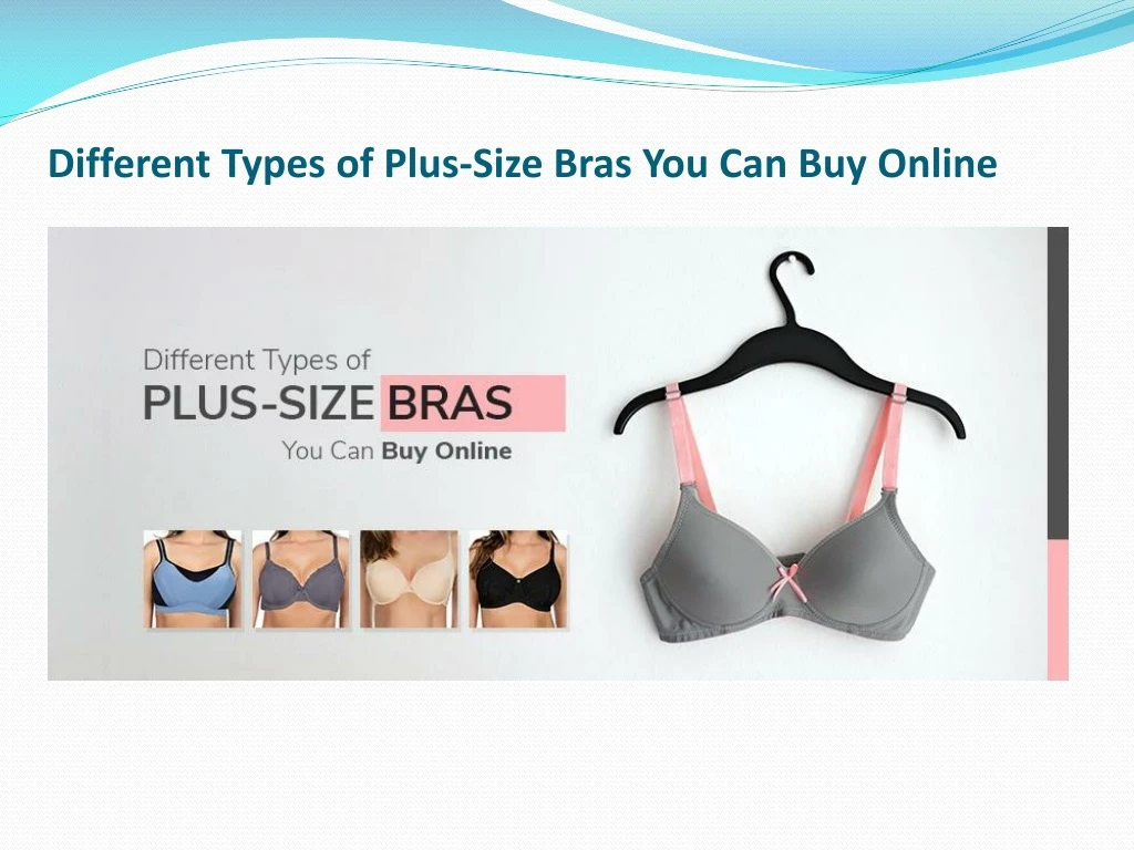 different types of plus size bras you can buy online