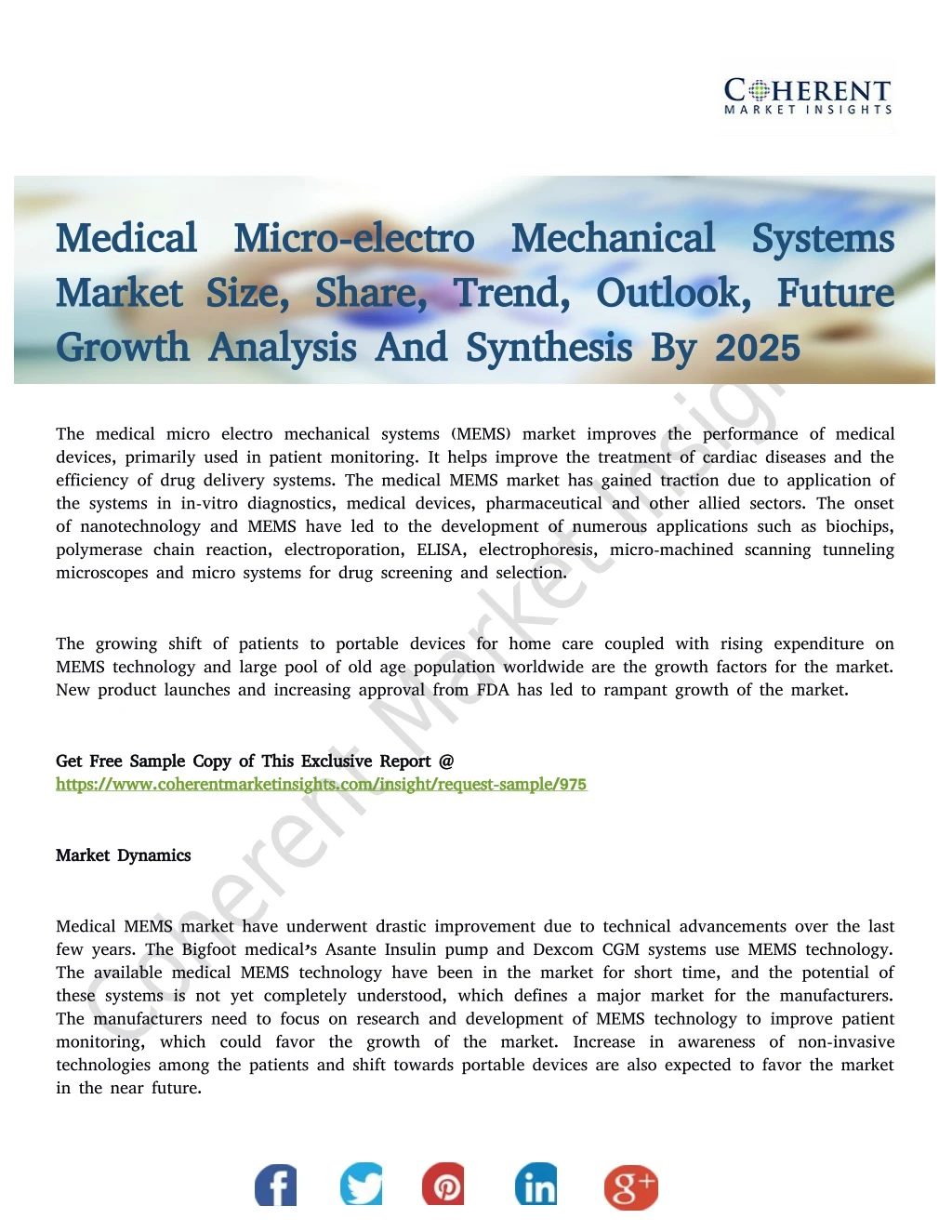 medical micro electro mechanical systems medical