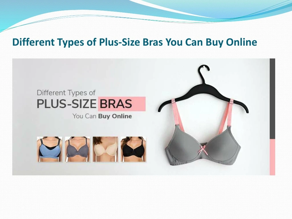 different types of plus size bras