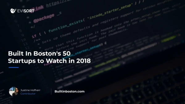 Built In Boston's 50 Startups to Watch in 2018