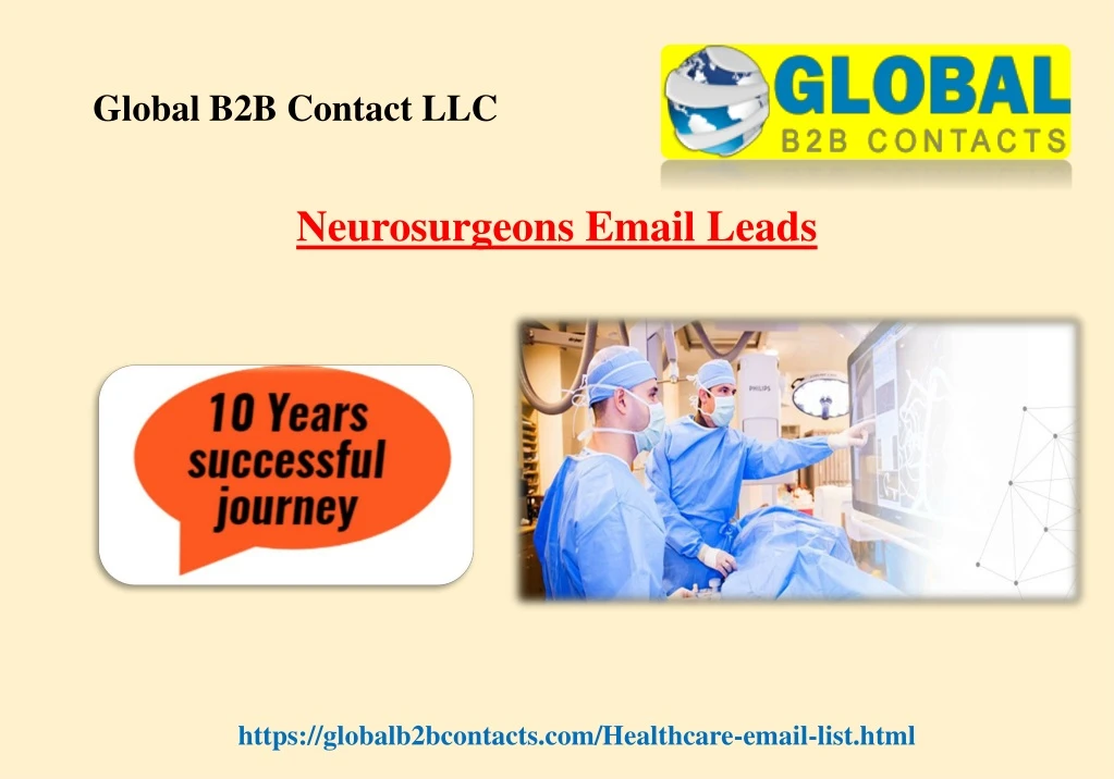 neurosurgeons email leads