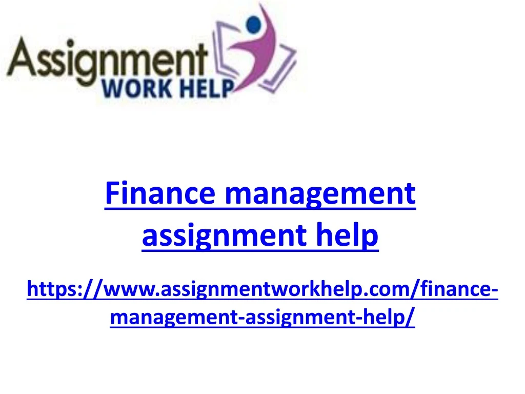 finance management assignment help