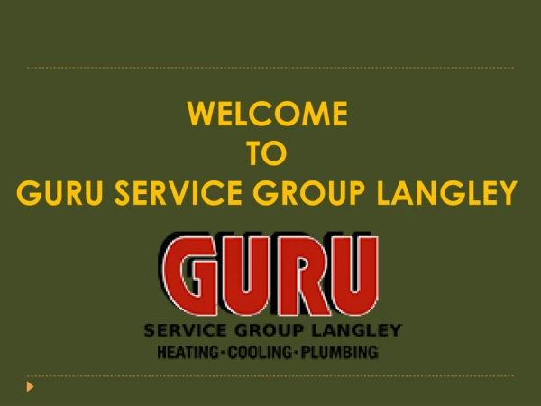 AC Maintenance- Guru Service Group Langley