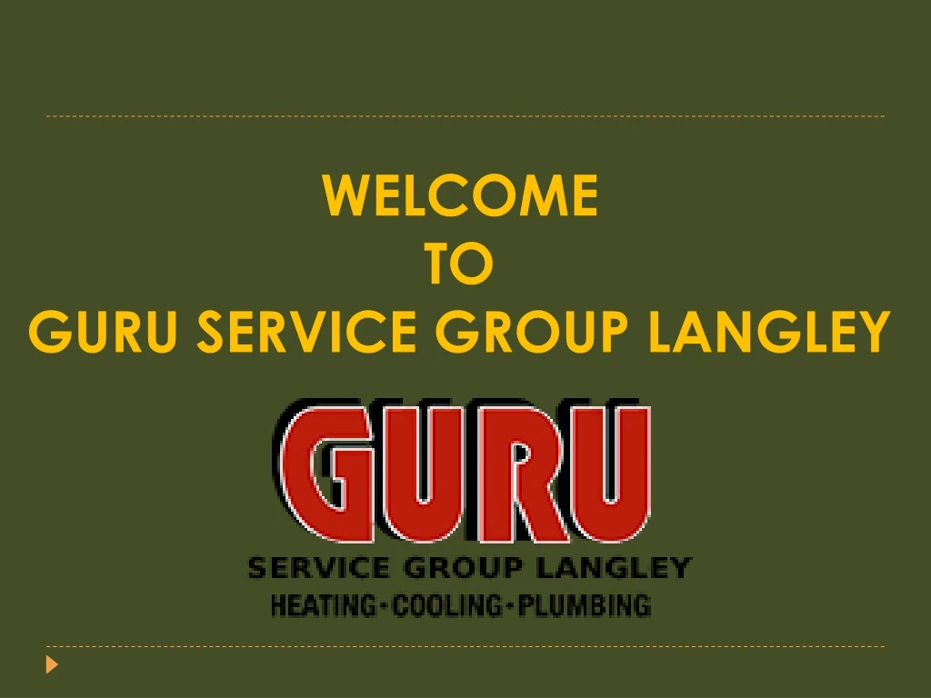 welcome to guru service group langley