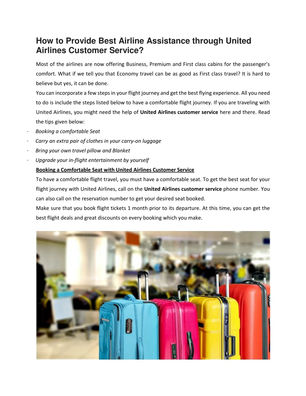 how to provide best airline assistance through