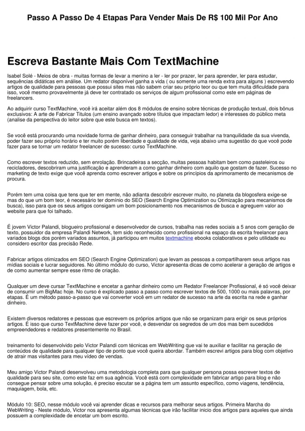 passo a passo de 4 etapas para vender mais
