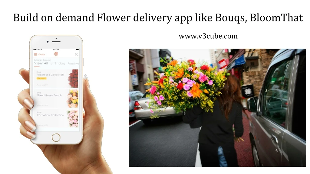 build on demand flower delivery app like bouqs