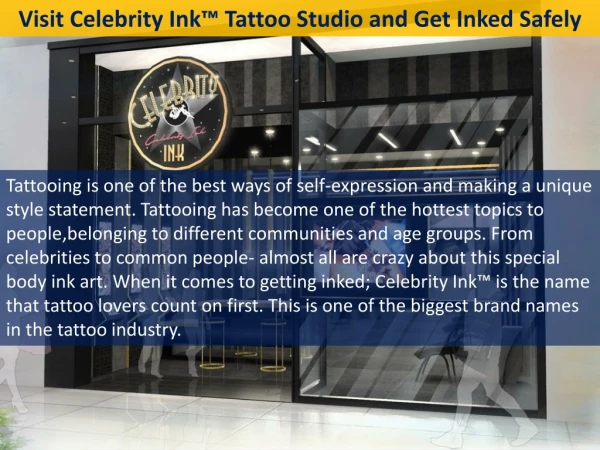 Celebrity Ink™: Consider One of the Good Tattoo Shops in Melbourne