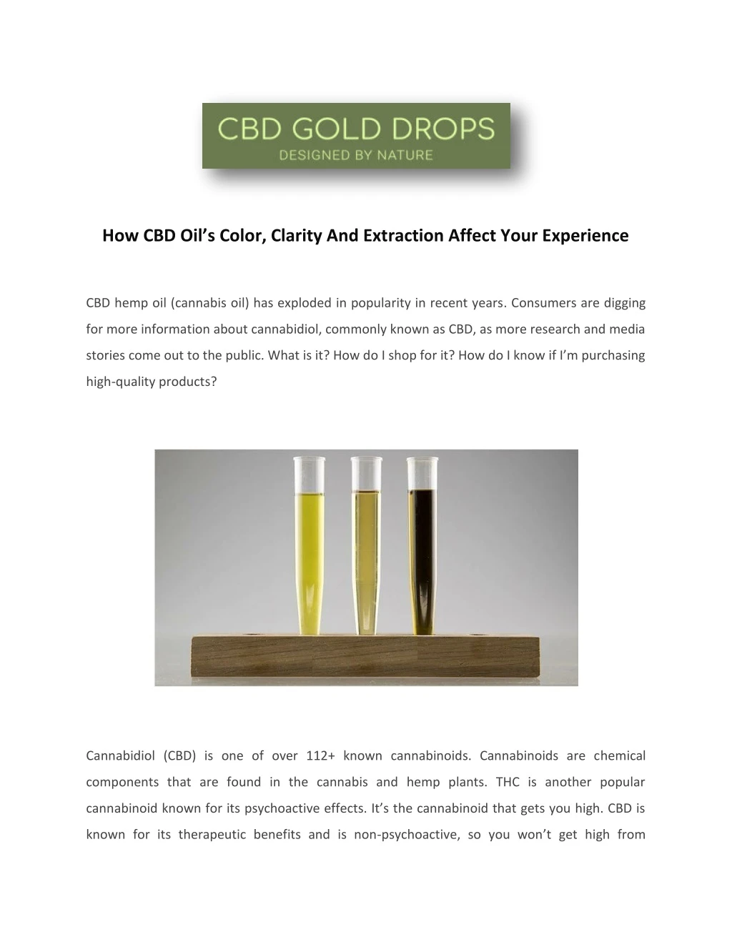 how cbd oil s color clarity and extraction affect