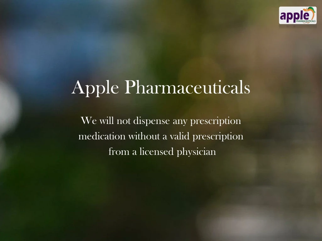 apple pharmaceuticals